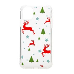 Christmas Texture, Pattern, Red, Craciun, Christmas, Snowflake, Iphone 11 Tpu Uv Print Case