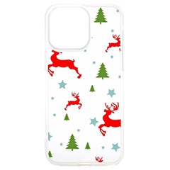 Christmas Texture, Pattern, Red, Craciun, Christmas, Snowflake, Iphone 15 Pro Max Tpu Uv Print Case