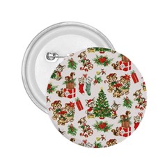 Christmas Texture, Pattern, Red, Tree, Craciun, Green, Christmas 2 25  Buttons