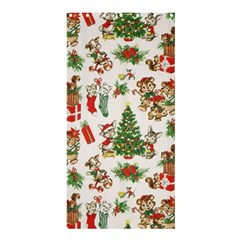 Christmas Texture, Pattern, Red, Tree, Craciun, Green, Christmas Shower Curtain 36  X 72  (stall) 