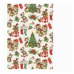 Christmas Texture, Pattern, Red, Tree, Craciun, Green, Christmas Large Garden Flag (two Sides)