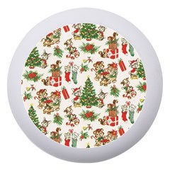 Christmas Texture, Pattern, Red, Tree, Craciun, Green, Christmas Dento Box with Mirror