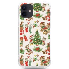 Christmas Texture, Pattern, Red, Tree, Craciun, Green, Christmas Iphone 12/12 Pro Tpu Uv Print Case by kyorashop23