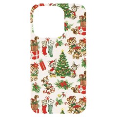 Christmas Texture, Pattern, Red, Tree, Craciun, Green, Christmas iPhone 14 Pro Black UV Print Case