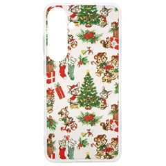 Christmas Texture, Pattern, Red, Tree, Craciun, Green, Christmas Samsung Galaxy S24 Ultra 6.9 Inch TPU UV Case