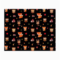 Cool Woodland Animal, Koteto, Scandinavian, Acorn Small Glasses Cloth