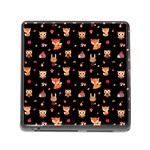 Cool Woodland Animal, Koteto, Scandinavian, Acorn Memory Card Reader (Square 5 Slot) Front