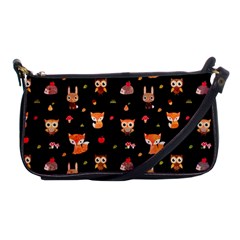 Cool Woodland Animal, Koteto, Scandinavian, Acorn Shoulder Clutch Bag