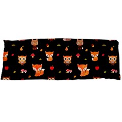 Cool Woodland Animal, Koteto, Scandinavian, Acorn 21 x60  Body Pillow Case Dakimakura (two Sides)