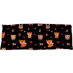 Cool Woodland Animal, Koteto, Scandinavian, Acorn 25 x67  Body Pillow Case Dakimakura (two Sides)