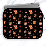 Cool Woodland Animal, Koteto, Scandinavian, Acorn Apple iPad 2/3/4 Zipper Cases Front