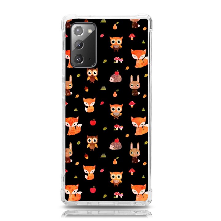 Cool Woodland Animal, Koteto, Scandinavian, Acorn Samsung Galaxy Note 20 TPU UV Case