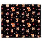 Cool Woodland Animal, Koteto, Scandinavian, Acorn Premium Plush Fleece Blanket (Small) 50 x40  Blanket Front