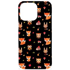 Cool Woodland Animal, Koteto, Scandinavian, Acorn Iphone 15 Pro Max Black Uv Print Pc Hardshell Case by kyorashop23