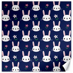 Cute Bunny Pattern, Easter, Koteto Canvas 20  X 20 