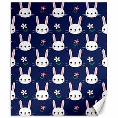 Cute Bunny Pattern, Easter, Koteto Canvas 20  X 24 