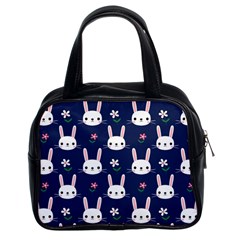 Cute Bunny Pattern, Easter, Koteto Classic Handbag (two Sides)