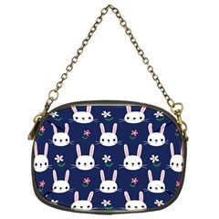 Cute Bunny Pattern, Easter, Koteto Chain Purse (one Side) by kyorashop23