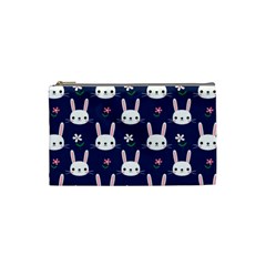 Cute Bunny Pattern, Easter, Koteto Cosmetic Bag (small) by kyorashop23