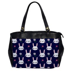 Cute Bunny Pattern, Easter, Koteto Oversize Office Handbag by kyorashop23