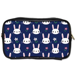 Cute Bunny Pattern, Easter, Koteto Toiletries Bag (two Sides)