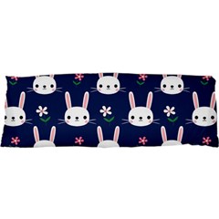 Cute Bunny Pattern, Easter, Koteto 25 x71  Body Pillow Case Dakimakura (two Sides) by kyorashop23