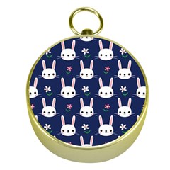 Cute Bunny Pattern, Easter, Koteto Gold Compasses