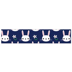 Cute Bunny Pattern, Easter, Koteto Small Premium Plush Fleece Scarf