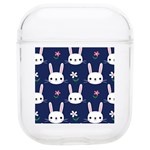 Cute Bunny Pattern, Easter, Koteto Soft TPU AirPods 1/2 Case Front