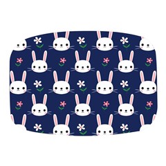 Cute Bunny Pattern, Easter, Koteto Mini Square Pill Box