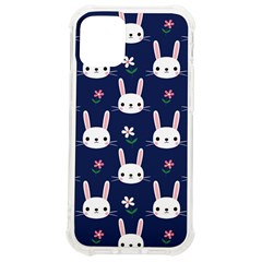 Cute Bunny Pattern, Easter, Koteto Iphone 12 Mini Tpu Uv Print Case	 by kyorashop23