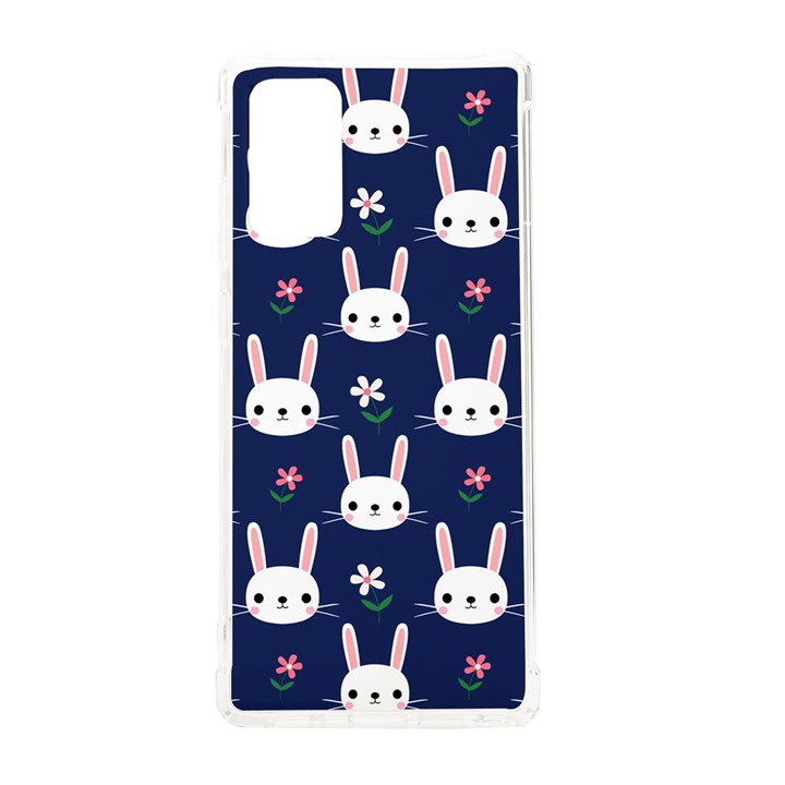 Cute Bunny Pattern, Easter, Koteto Samsung Galaxy Note 20 TPU UV Case