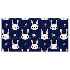 Cute Bunny Pattern, Easter, Koteto Banner And Sign 8  X 4  by kyorashop23