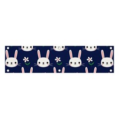 Cute Bunny Pattern, Easter, Koteto Banner And Sign 4  X 1  by kyorashop23