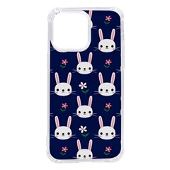 Cute Bunny Pattern, Easter, Koteto Iphone 14 Pro Max Tpu Uv Print Case by kyorashop23