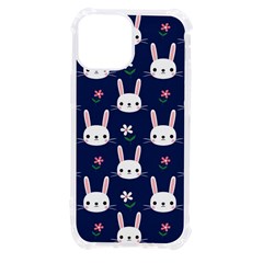 Cute Bunny Pattern, Easter, Koteto Iphone 13 Mini Tpu Uv Print Case