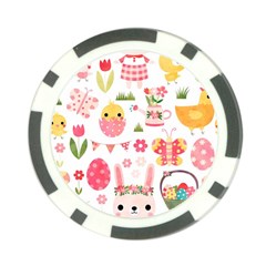 Cute Easter Bunny, Koteto, Animal, Baby Poker Chip Card Guard