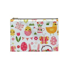 Cute Easter Bunny, Koteto, Animal, Baby Cosmetic Bag (medium)