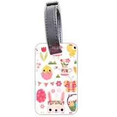 Cute Easter Bunny, Koteto, Animal, Baby Luggage Tag (two Sides) by kyorashop23