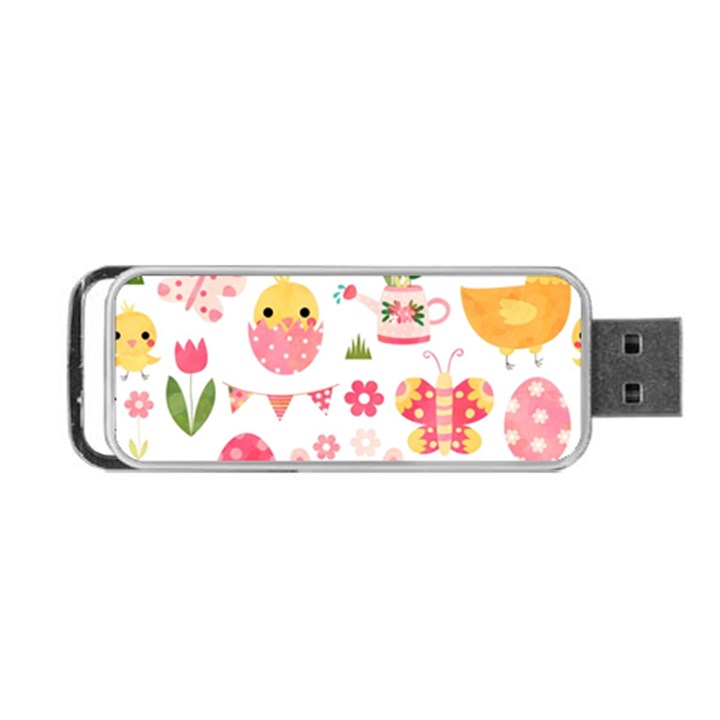 Cute Easter Bunny, Koteto, Animal, Baby Portable USB Flash (One Side)