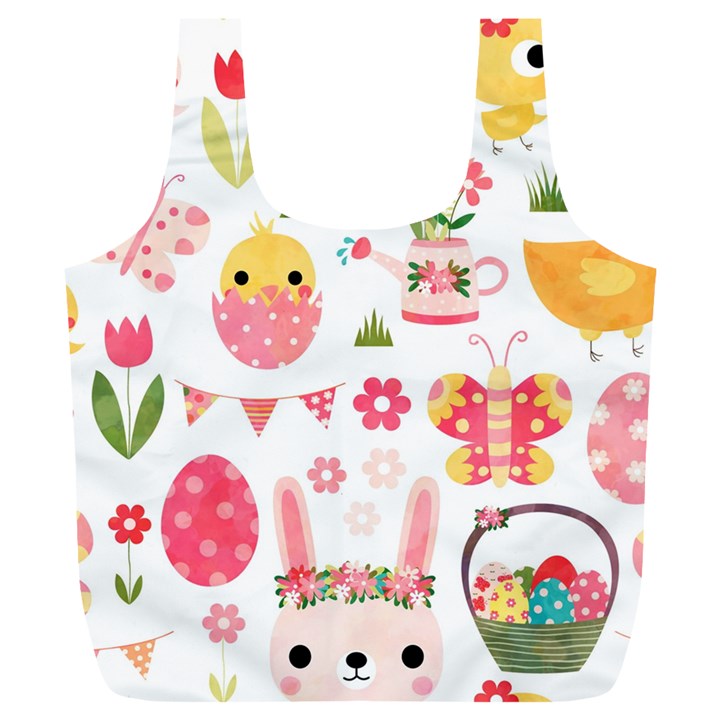 Cute Easter Bunny, Koteto, Animal, Baby Full Print Recycle Bag (XL)