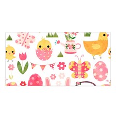 Cute Easter Bunny, Koteto, Animal, Baby Satin Shawl 45  X 80 