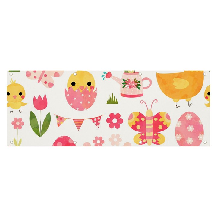 Cute Easter Bunny, Koteto, Animal, Baby Banner and Sign 8  x 3 