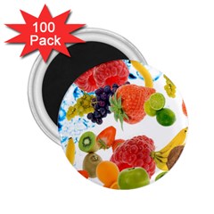 Fruits, Drip, Fruit, Paint, Spring 2 25  Magnets (100 Pack) 