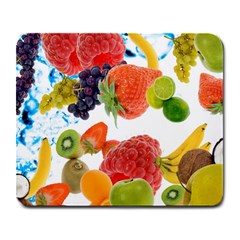 Fruits, Drip, Fruit, Paint, Spring Large Mousepad by kyorashop23