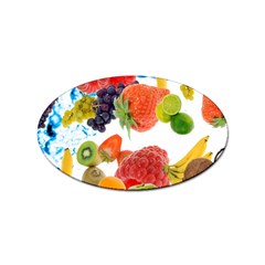 Fruits, Drip, Fruit, Paint, Spring Sticker Oval (100 Pack)