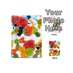 Fruits, Drip, Fruit, Paint, Spring Playing Cards 54 Designs (mini) by kyorashop23