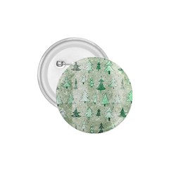 Green Christmas Trees, Cute, Doodle 1 75  Buttons