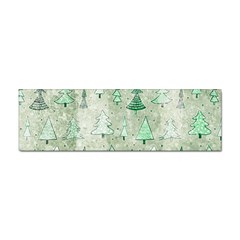 Green Christmas Trees, Cute, Doodle Sticker Bumper (100 Pack)