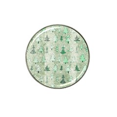 Green Christmas Trees, Cute, Doodle Hat Clip Ball Marker (4 Pack)